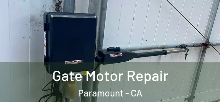 Gate Motor Repair Paramount - CA