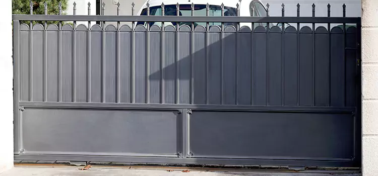 Metal Driveway Gate Installation Paramount