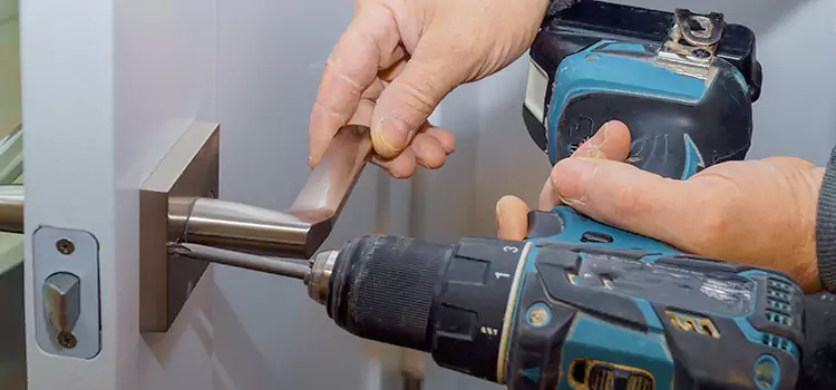 Security Door Lock Installation Paramount