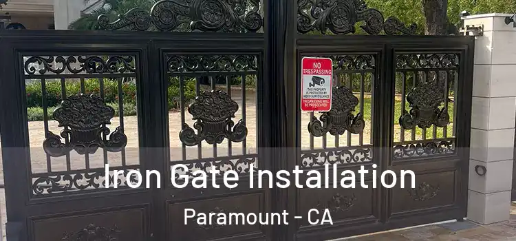 Iron Gate Installation Paramount - CA